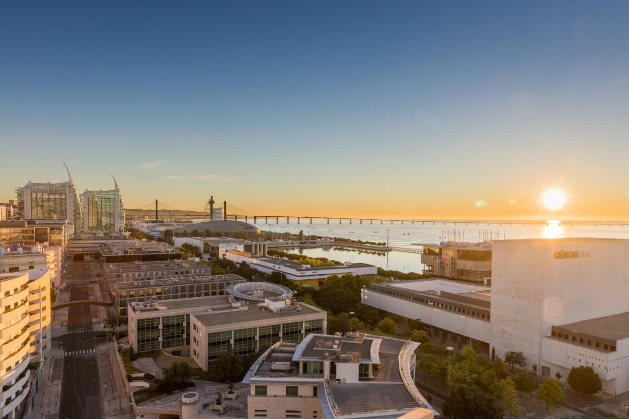 Sunrise and view at the Martinhal Residences